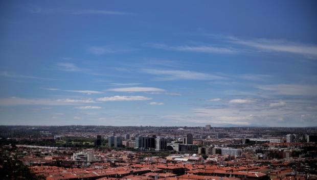 Cielo despejado en Madrid