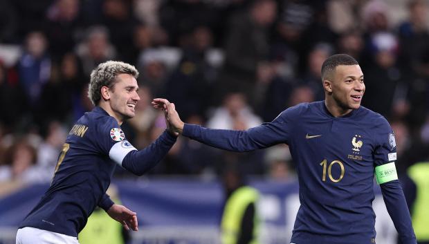 Mbappé y Griezmann estarán en la próxima Eurocopa con Francia