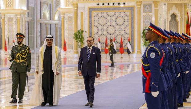 Mohamed bin Zayed y Mohamed VI