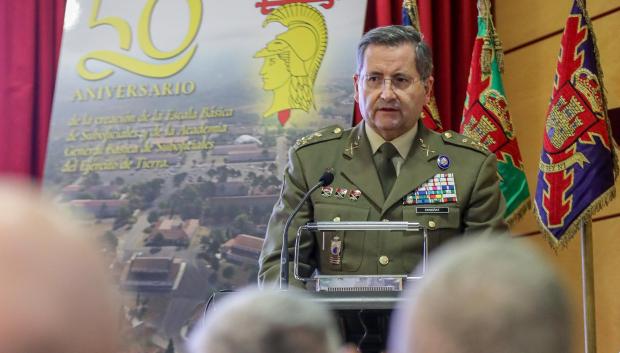 El general de Ejército, Jefe de Estado Mayor del Ejército (JEME), Amador Enseñat y Berea