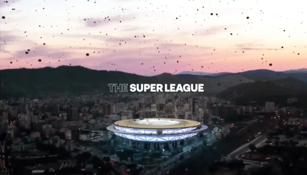 Imagen promocional del proyecto de la Superliga del fútbol