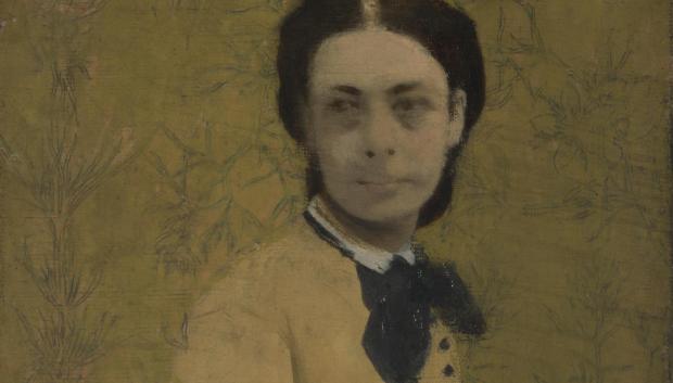 Retrato pintado por Edgar Degas en 1865