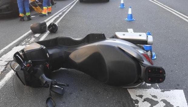 Los accidentes en scooter y motos de 125 habitualmente urbanos