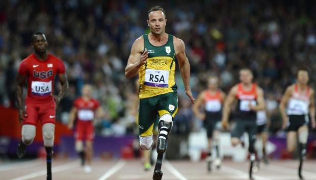 Óscar Pistorius, en su etapa de atleta: asombró al mundo en los Juegos Olímpicos 2012