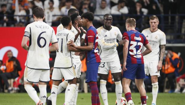 El partido Real Madrid - Barcelona de la Supercopa de España