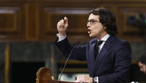 José María Figaredo (Vox) comparece en rueda de prensa en el Congreso, en directo