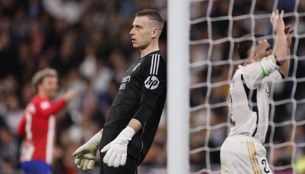 La tristeza de Lunin y Carvajal tras perder dos puntos en el último minuto ante el Atlético