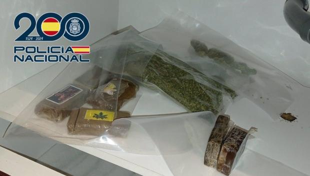 Droga incautada por la Policía Nacional en Málaga