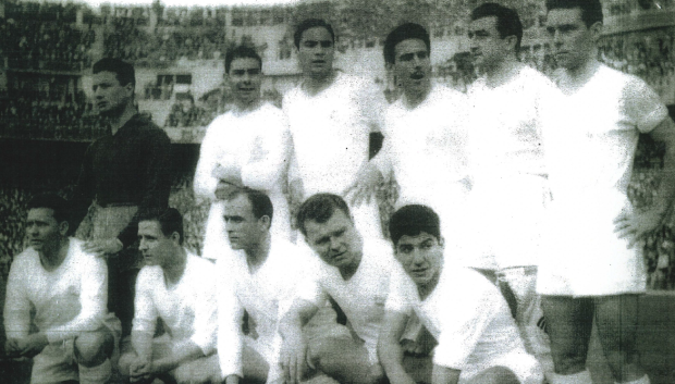 Foto de archivo del Real Madrid de la época de Kubala