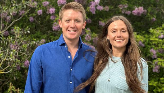 Undated handout photo issued by Grosvenor of Hugh Grosvenor, the seventh Duke of Westminster, 32, who has became engaged to Olivia Henson, at his in Cheshire. Issue date: Saturday April 22, 2023.