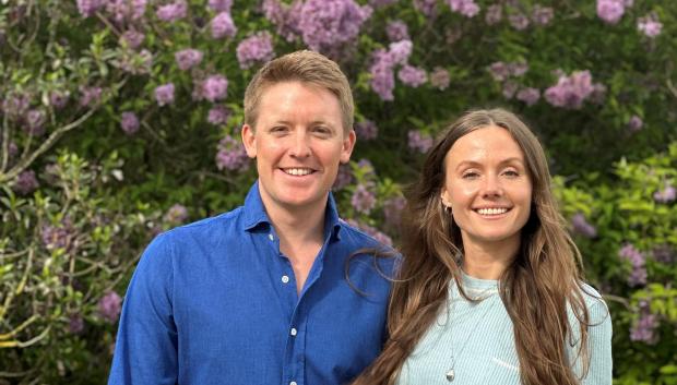 Undated handout photo issued by Grosvenor of Hugh Grosvenor, the seventh Duke of Westminster, 32, who has became engaged to Olivia Henson, at his in Cheshire. Issue date: Saturday April 22, 2023.
