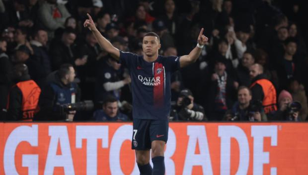 Kylian Mbappé puso el 1-0 para el PSG en el duelo ante la Real Sociedad