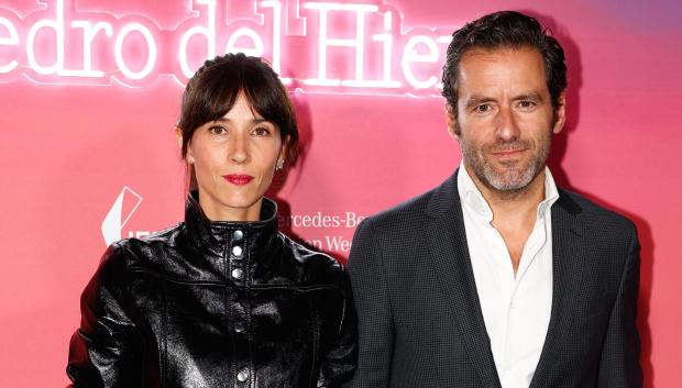 Borja Samper and Barbara Goenaga at the photocall of “PedrodelHierro” collection during Pasarela Cibeles Mercedes-Benz Fashion Week Madrid 2022 in Madrid, 15 September 2022