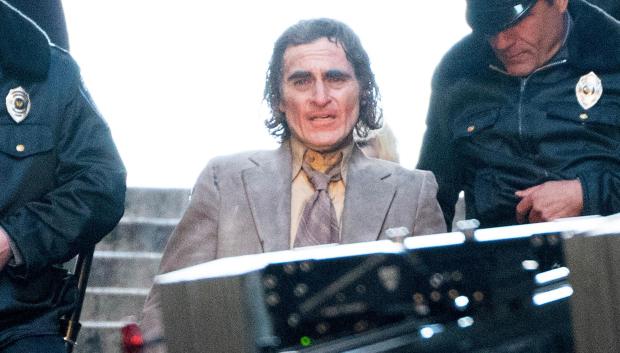 Joaquin Phoenix, en el rodaje de la película Joker 2