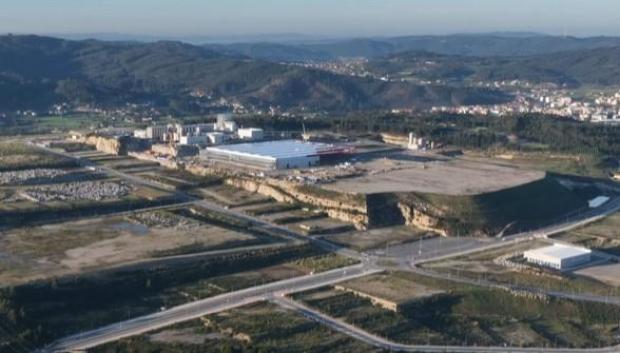 Vista aérea de la nueva fábrica de Estrella Galicia