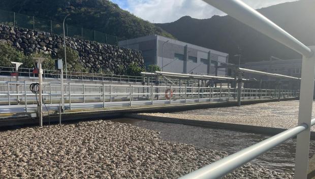 Imagen de la depuradora de Valle Guerra, Tenerife