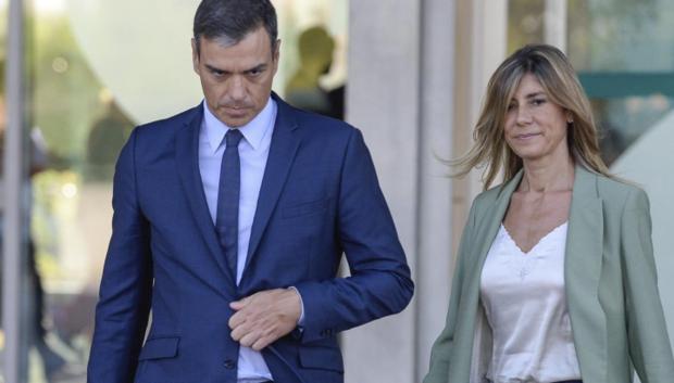 Pedro Sánchez y su mujer, Begoña Gómez