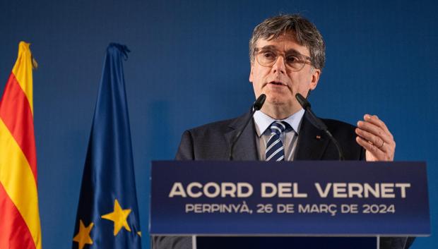 Carles Puigdemont, candidato por Junts al Parlement de Cataluña