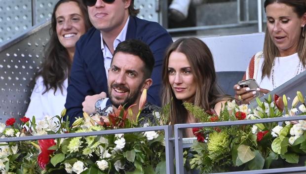 Presenter David Broncano and actress Silvia Alonso during Masters Series Madrid 2023 in Madrid on Saturday
