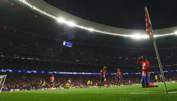 El Atlético hizo un gran partido en el Metropolitano
