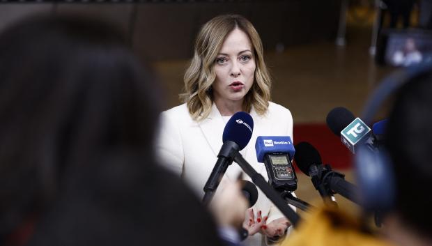 La primera ministra italiana Giorgia Meloni