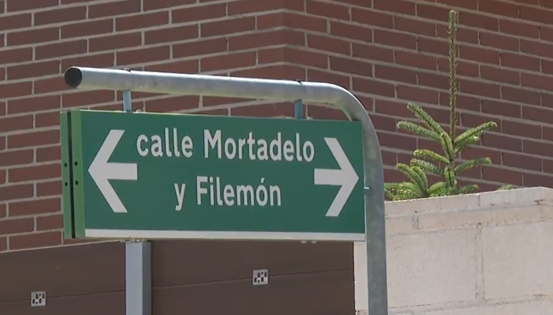 Calle de Mortadelo y Filemón en Rivas
