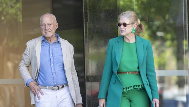 Norman Foster y Elena Ochoa, en una imagen de archivo