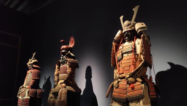Armaduras samurái en el Palau Martorell