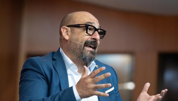 El eurodiputado y candidato de Ciudadanos para las elecciones europeas, Jordi Cañas, durante un debate para las elecciones europeas del 9J, en el Auditori de UPF, a 22 de mayo de 2024, en Barcelona, Catalunya (España). Organizado por Deba-t.org, el debate se enmarca en uno de los últimos actos de precampaña, dado que mañana, 23 de mayo, da comienzo la campaña electoral de los comicios europeos que se celebran el próximo 9 de junio.
22 MAYO 2024;DEBATE;ELECCIONES;EUROPEAS;COMICIOS;9J;9 DE JUNIO;PRECAMPAÑA;CAMPAÑA;ELECTORAL
David Zorrakino / Europa Press
22/5/2024