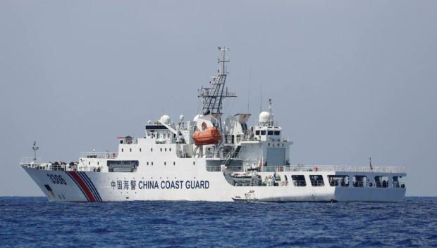 Un barco de la guardia costera china