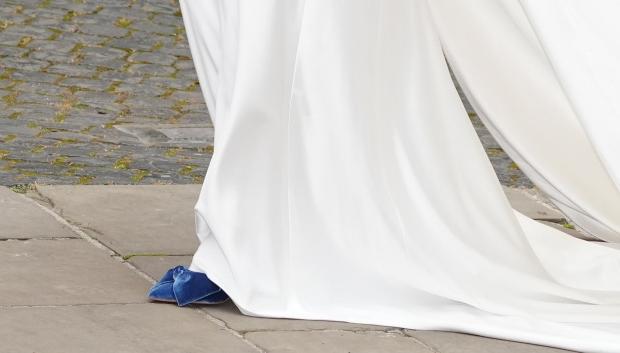 La novia acertó con su estilismo, excepción hecha de los zapatos