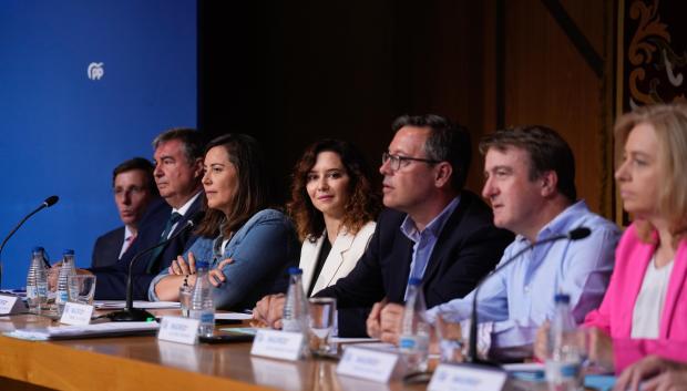 Isabel Díaz Ayuso en el Comité Ejecutivo del PP de Madrid
