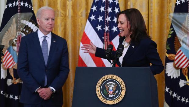 El presidente Joe Biden junto a la vicepresidente Kamala Harris