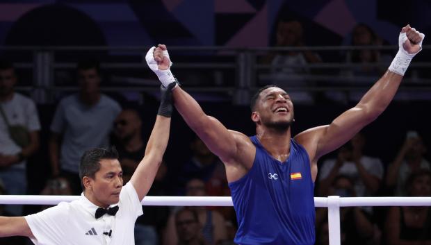 Enmanuel Reyes Pla celebra su triunfo en cuartos de final