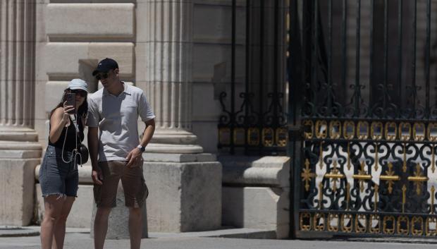Turistas en el centro de Madrid