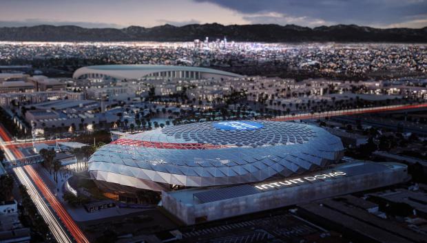 Apenas un kilómetro y medio separan el SoFi Stadium y Intuit Dome