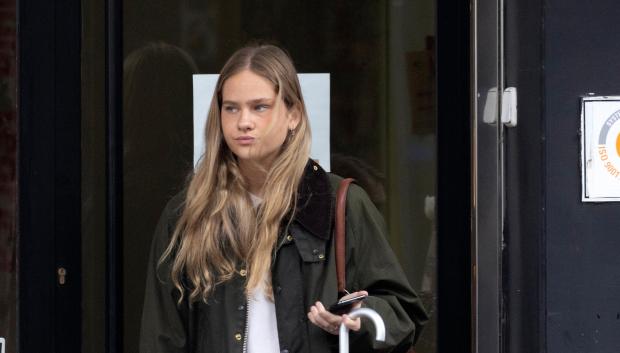 Irene Urdangarin acude a la autoescuela donde se está sacando el carnet de conducir, a 2 de noviembre de 2023, en Madrid (España)