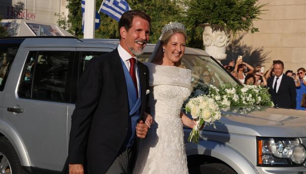 Teodora de Grecia llega a la Catedral de la Anunciación de Santa María del brazo de su hermano Pablo para contraer matrimonio con Matthew Kumar, a 28 de septiembre de 2024, en Atenas (Grecia)
José Ruiz / Europa Press
BODA;FAMILIA REAL;GENTE;IGLESIA
28/9/2024