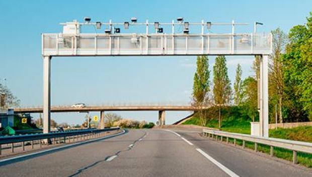 Cámaras de control de un radar de tramo
