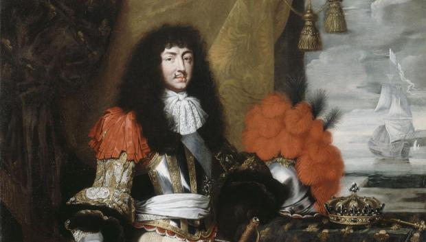 Luis XIV, 1670, por Claude Lefèbvre