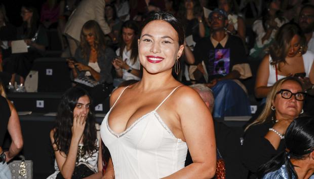 Actress Elisa Mouliaa at "Yolancris“ event during Pasarela Cibeles Mercedes-Benz Fashion Week Madrid 2024 in Madrid, on Saturday, 14 September 2024.