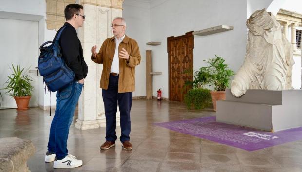 Desiderio Vaquerizo, durante la entrevista