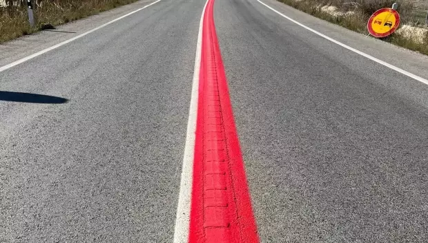 Esta línea roja fue una solución de emergencia