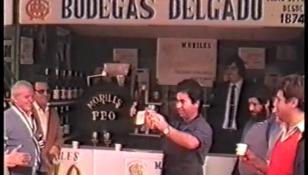 Probando los vinos de Bodegas Delgado