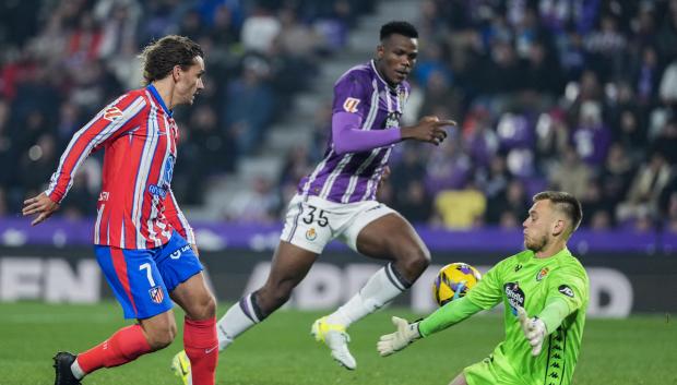Antoine Griezmann marcó un golazo ante el Valladolid