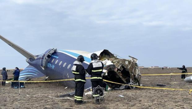 Videos del accidente aéreo de Aktau