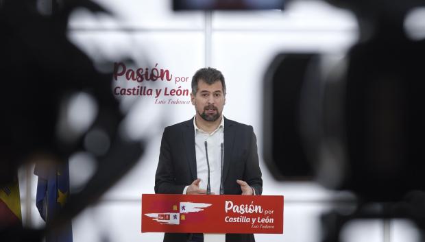 El hasta ahora líder del PSOECyL, Luis Tudanca