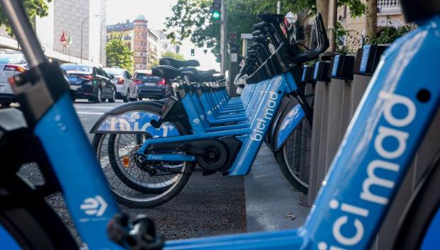 Bicicletas de Bicimad en Madrid