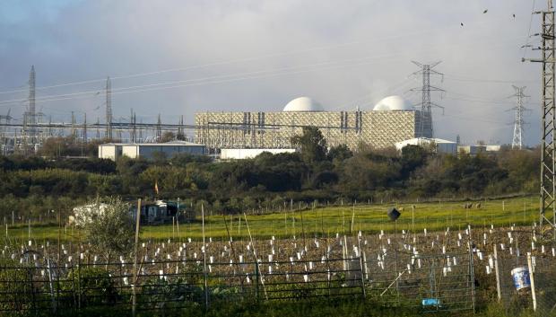 Imagen reciente de la central nuclear de Almaraz, en Cáceres