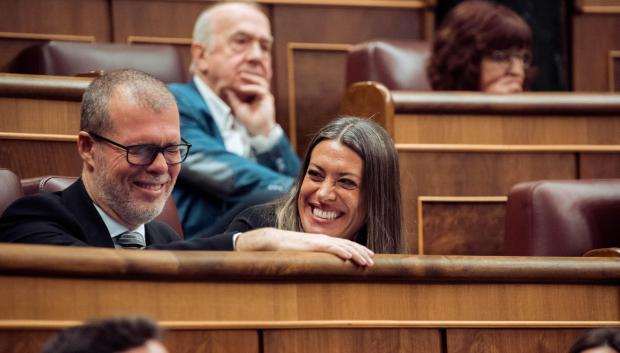 La portavoz de Junts en el Congreso, Miriam Nogueras, durante una sesión plenaria extraordinaria, en el Congreso de los Diputados